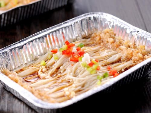 南开乡锡纸烤金针菇